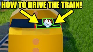 HOW to DRIVE the JAILBREAK TRAIN! | Roblox Jailbreak