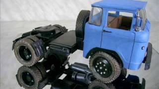 1:25 soviet classic truck KAZ-608  (paper model)