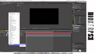 Adobe After Effects Tutorial. 2D tracked Chrome Text
