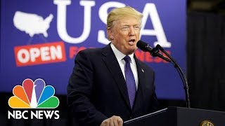 President Donald Trump Delivers Remarks On Infrastructure To Ohio Union Workers | NBC News