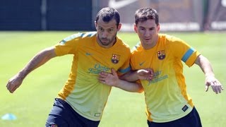 FC Barcelona - Entrenament 08/05/2013