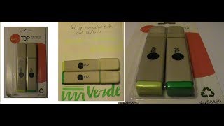 Marcador Fluorescente Reciclado RED TOP  office deppot 2pz