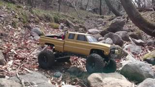 RCSCALECRAWLER AXIAL SCX-10  CHEVROLET k30 相馬RCPARKでTRAIL❗