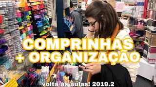 COMPRINHAS de volta às aulas e como vou me ORGANIZAR