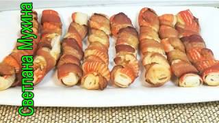 НЕВЕРОЯТНО ВКУСНАЯ ЗАКУСКА ИЗ КРАБОВЫХ ПАЛОЧЕК.