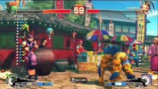 Aqua [Ibuki] vs T SRAI [Blanka] SSF4 Japanese Online Ranked Matches - TRUE-HD