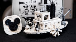 LEGO Disney Steamboat Willie REVIEW - Set 21317