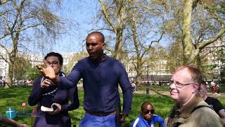 Does Allah owe Christians explanation?  @Speakers Corner