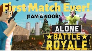 ROBLOX  ALONE Battle Royale (Eu Sou o verdadeiro ?Rambo)