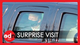 President Trump Makes a Surprise Visit Outside Hospital Despite Being Still Contagious