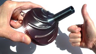 Турболейка суперсливалка Как ускорить слив воды! на 3D принтере 3d print #Shorts