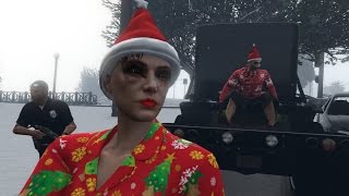 MENSEN IRRITEREN IN DE SNEEUW! (GTA V Online Freeroam)