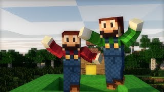 [Minecraft Animation] ¿Qué pasaría si Mario jugase a Minecraft?