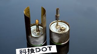 How to make a DIY 900°С mini alcohol burner 自制酒精喷灯