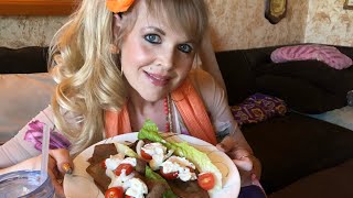 Keto Mukbang....Gyros on lettuce wraps!