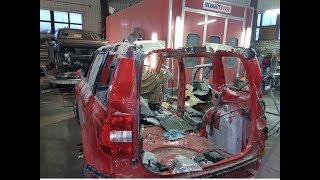 Устранение деформации кузова Шкода Йети Skoda Yeti