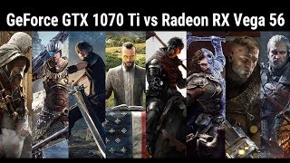 Сравнение GeForce GTX 1070 Ti и Radeon RX Vega 56 в 27 играх 1440p