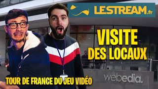 LESTREAM - VISITE DES LOCAUX  - RIZO - JULES - TOUR DE FRANCE DU JEU VIDÉO avec RIVENZI