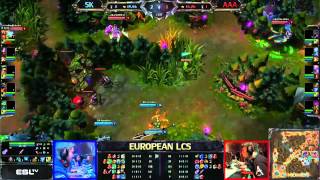 League of legends Season3 LCS Europe - SK vs aAa W5D1 HD