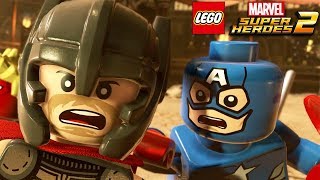 LEGO MARVEL SUPER HEROES 2 All Cutscenes (Game Movie) 1080p 60FPS