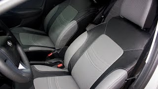 Лада Веста. Установка чехлов SEATEX из экокожи и их тест