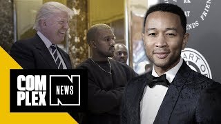 John Legend Thinks Kanye Sees Certain Aspects of Himself in Donald Trump