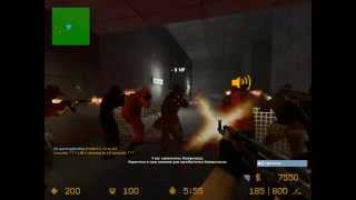 Играем в Counter-Strike Source v34 Zombie Escape