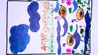 How to decor a card with nutshell.