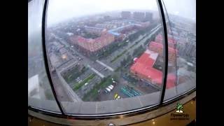 Ресторан на верхнем этаже Гостиницы Шеньбо в г. Хуньчунь.