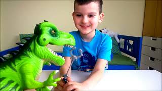 Тираннозавр из Мира Юрского периода. Он рычит и у него светятся глаза! Jurassic World / T-Rex
