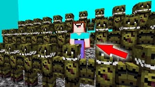НУБ ПРОТИВ 1000 КЛОНОВ СПРИНГТРАПА!ТРОЛЛИНГ НУБА КЛОНАМИ В МАЙНКРАФТ!FNAF