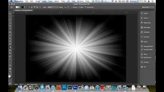 How to make a  S T A R  *  B U R S T  Effect in Photoshop CS6