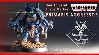 워해머 스페이스 마린 미니어쳐 도색 - How to Paint - Warhammer 40,000 : Primaris Aggressor_PART 1