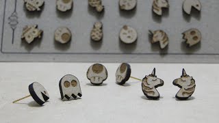 Aretes En Madera Mas Vectores