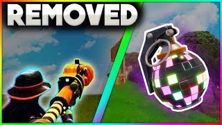 5 Things That Have Been REMOVED From Fortnite Battle Royale! | Boogie Bomb, Zapatron, Skins & More!