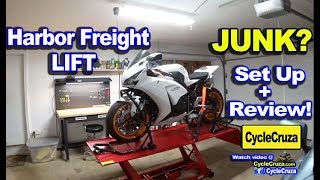 Harbor Freight Motorcycle Lift Review - Is it JUNK?