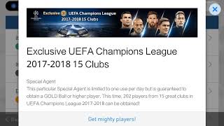 Pes 2018, Exclusive UEFA Champions League 2017-2018 15 Clubs