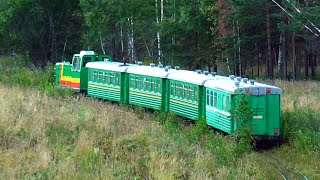 АУЖД. ТУ7А-3367 с поездом №2 Санкино - Алапаевск-2 / Alapayevsk Narrow-gauge Railway TU7A-3367