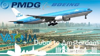 PMDG 777-200LR, Dubai to Amsterdam