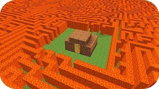 NOOB VS LAV LABİRENT! ? Minecraft