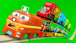 Trucks, Cars, Trains for Kids, McQueen Friends, Police Cars new cartoons