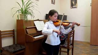 Концертино в русском стиле Яньшинов О./ Concertino by Yinshinov O. Переводной экзамен 1 класс