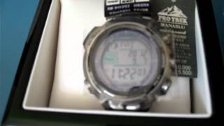 The unboxing of Casio PRX-2500T Manaslu Pro Trek watch