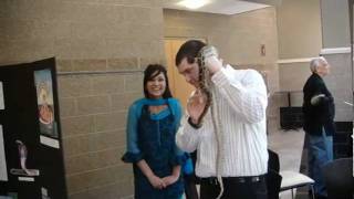 first time touching a snake