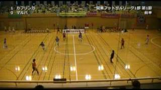 関東フットサルリーグ1部 第1節 カフリンガ東久留米vsマルバfc
