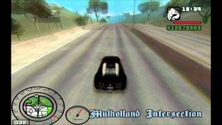 Grand Theft Auto : San Andreas, Bugatti Veyron 16.4 Top speed