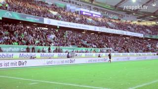 Das Heimspiel des VfL Wolfsburg gegen den FC Augsburg stand im Zeichen der »Respekt!« Initiative