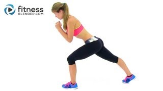 Bodyweight Cardio Workout - 23 Minute At Home Interval Cardio Training
