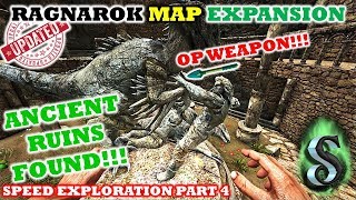 RAGNAROK - NEW MYSTERIOUS RUINS DISCOVERED - E4 - FOUND SUPER OP VIKING WEAPON !!! ARK PATCH 265