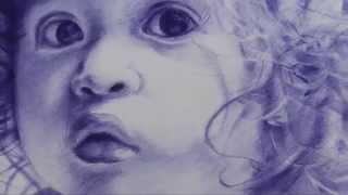 Retrato dibujo bolígrafo # 1 - HD